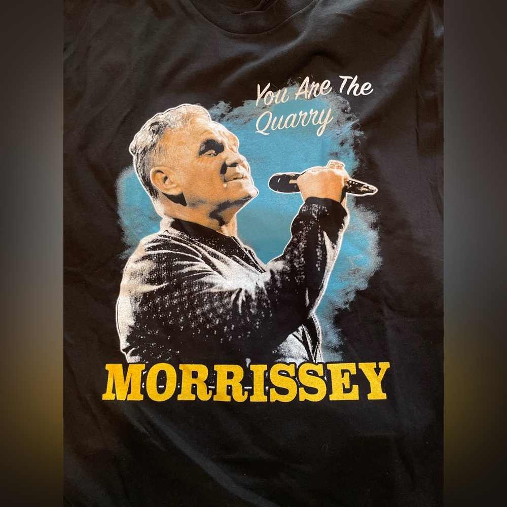 Morrissey Black Tour T-Shirt